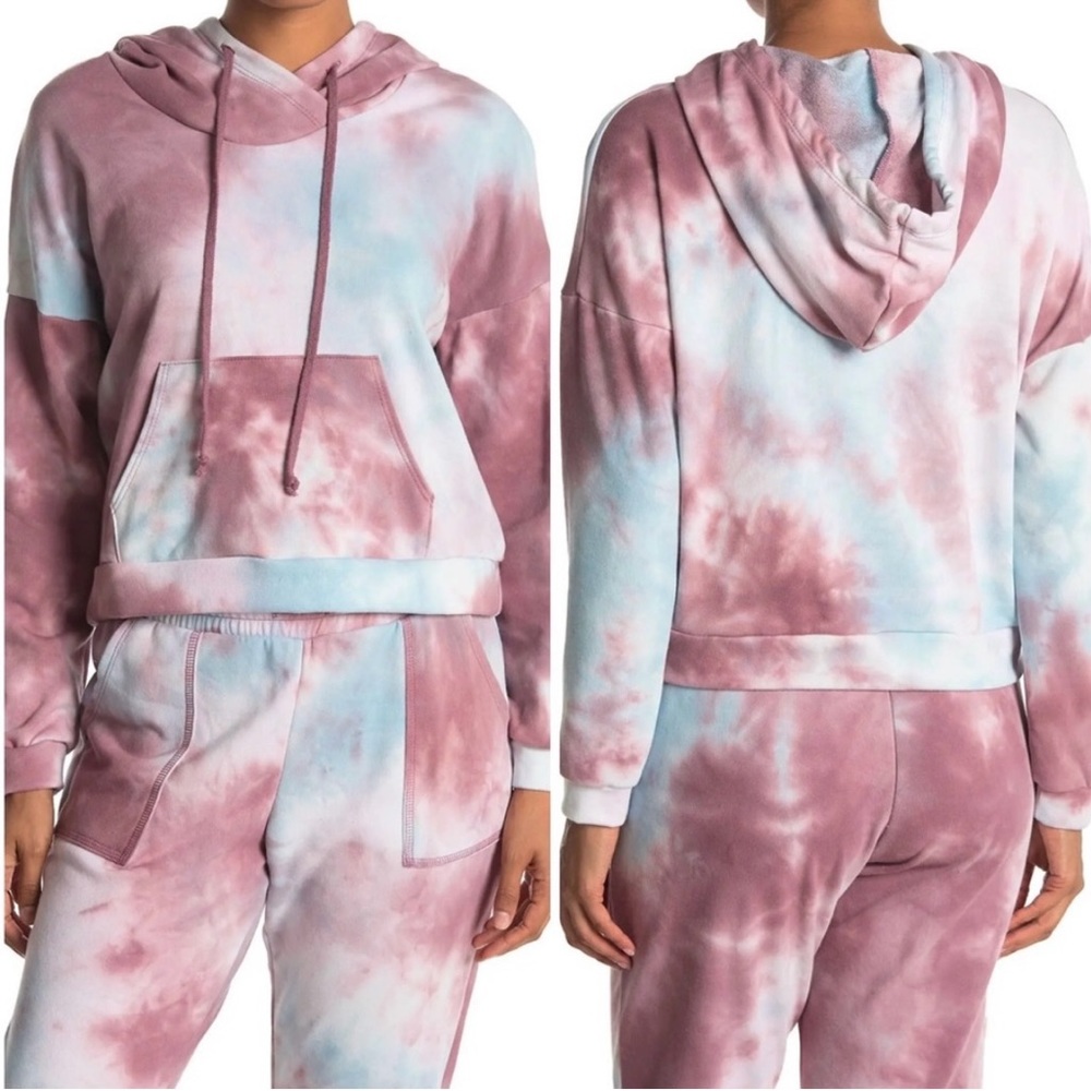Wander Tie-dye Dolman jogger set In Blue Cashmere~ M